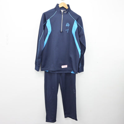 【中古】福岡県 柳川高等学校 男子制服 2点（ジャージ 上・ジャージ 下）sf033247