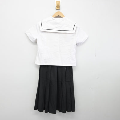 【中古】福岡県 山門高等学校 女子制服 2点（セーラー服・スカート）sf033251