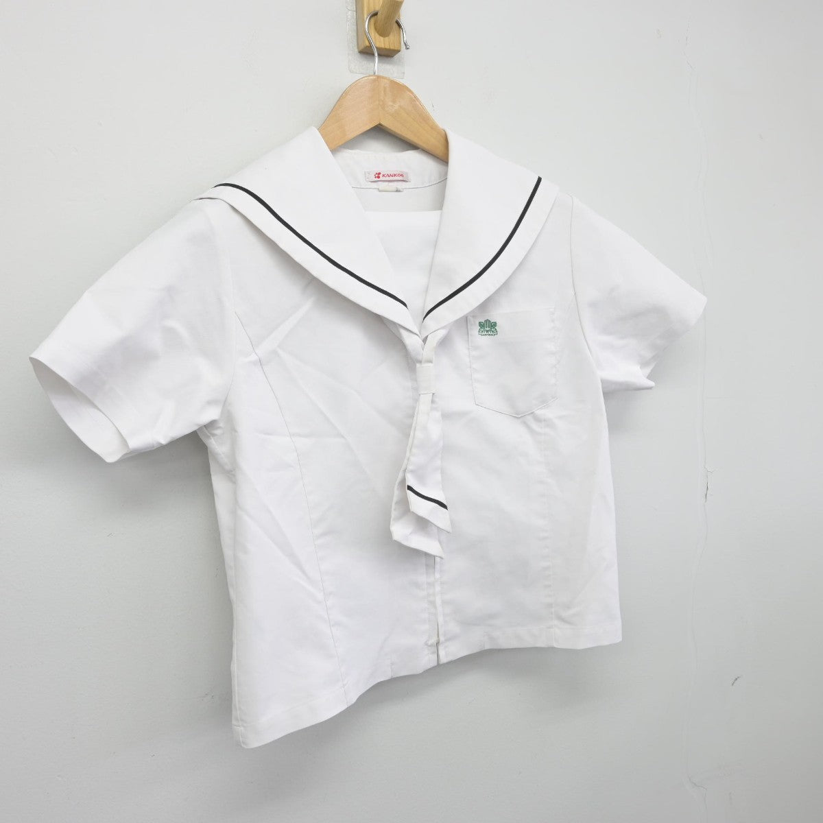 【中古】福岡県 山門高等学校 女子制服 2点（セーラー服）sf033252