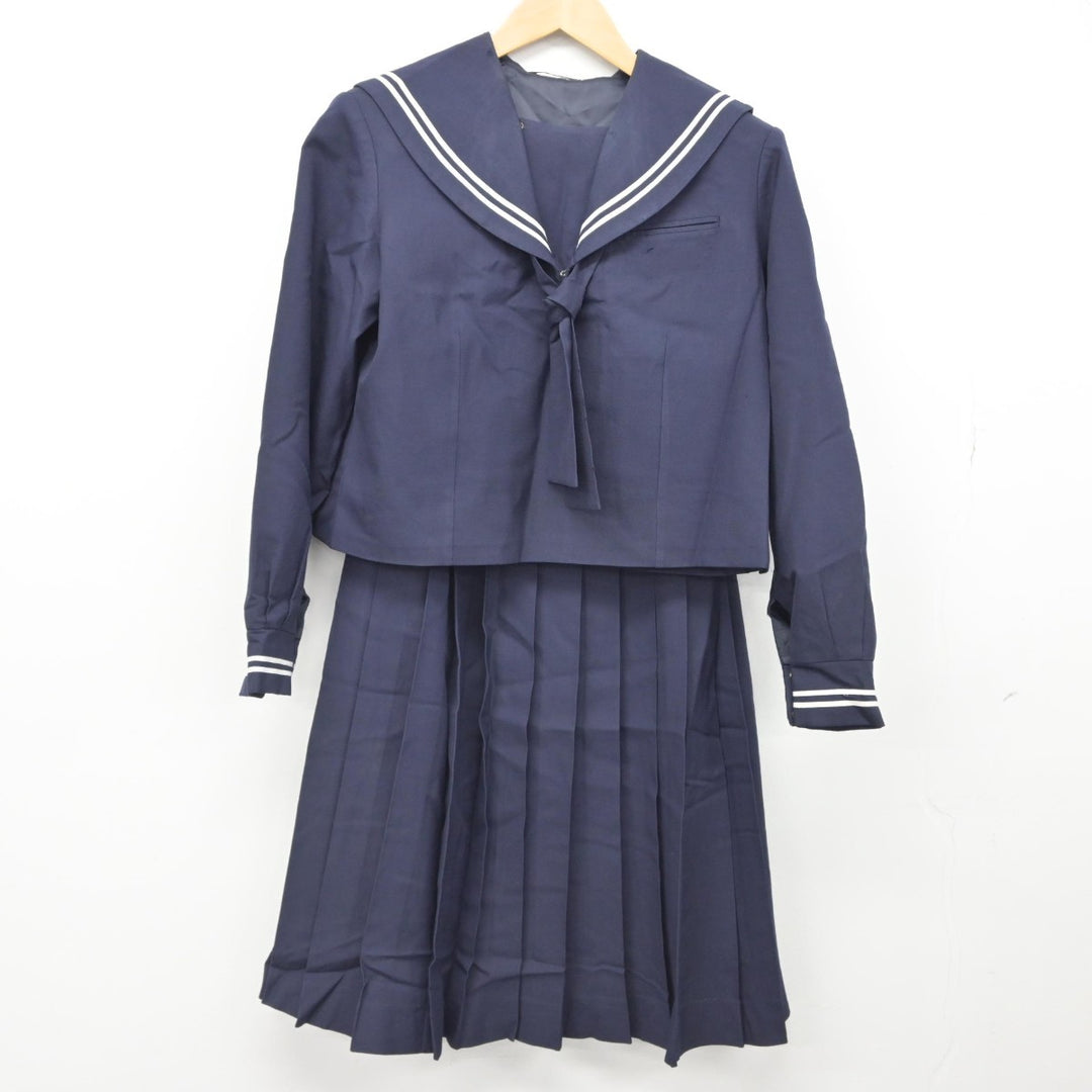 【中古】福島県 いわき市立泉中学校 女子制服 4点（セーラー服・スカート・スカート）sf033281 | 中古制服通販パレイド