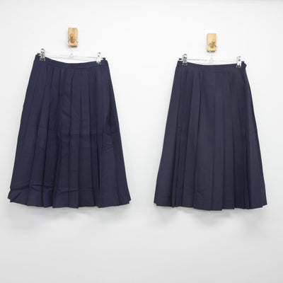 【中古】福島県 いわき市立泉中学校 女子制服 4点（セーラー服・スカート・スカート）sf033281