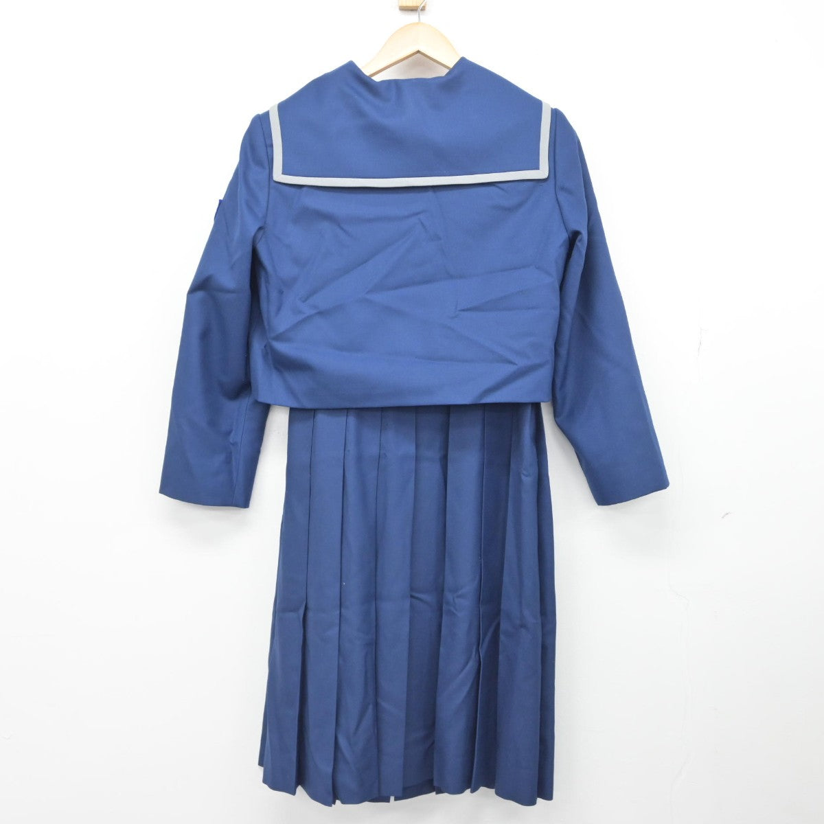 【中古】鹿児島県 鹿児島中央高等学校 女子制服 5点（ブレザー・ジャンパースカート）sf033290