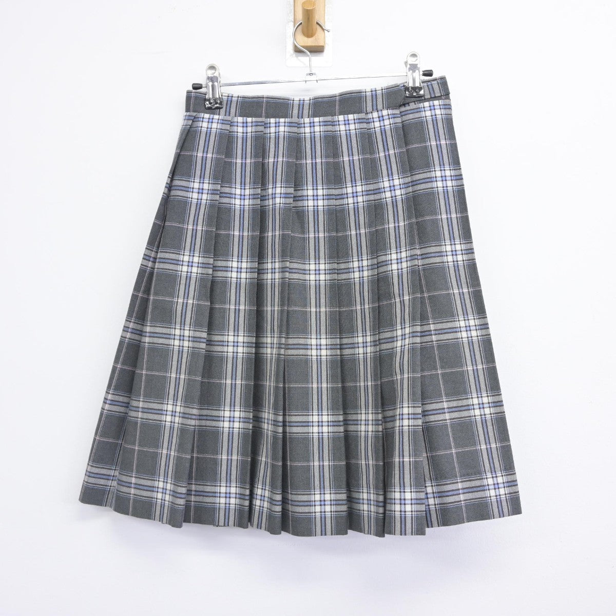 【中古】東京都 中村高等学校 女子制服 2点（ニットベスト・スカート）sf033302