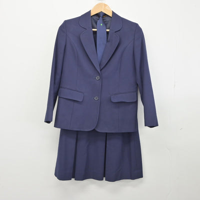 【中古】群馬県 高崎北高等学校 女子制服 3点（ブレザー・スカート）sf033303