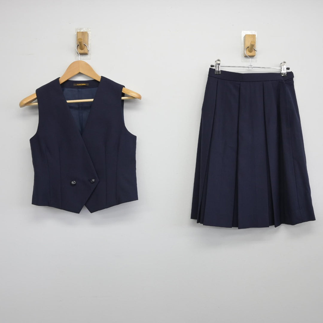 中古】群馬県 前橋女子高等学校 女子制服 2点（ベスト・スカート）sf033305 | 中古制服通販パレイド