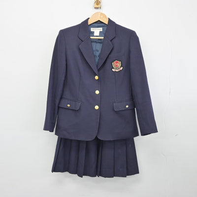 【中古】愛知県 安城学園高等学校 女子制服 2点（ブレザー・スカート）sf033326