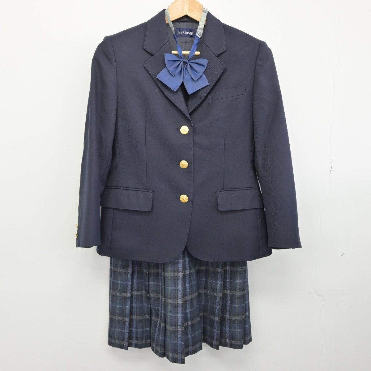 【中古】北海道 北海高等学校 女子制服 3点（ブレザー・スカート）sf033334