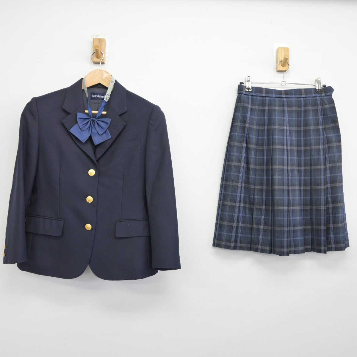 【中古】北海道 北海高等学校 女子制服 3点（ブレザー・スカート）sf033334