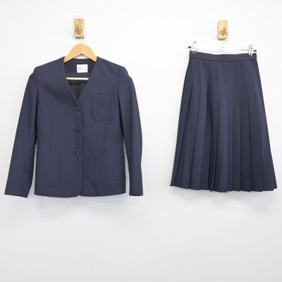 【中古】北海道 陵陽高等学校 女子制服 2点（ブレザー・スカート）sf033341