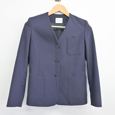 【中古】北海道 陵陽高等学校 女子制服 2点（ブレザー・スカート）sf033341