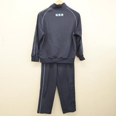 【中古】福島県 福島東高等学校 女子制服 2点（ジャージ 上・ジャージ 下）sf033348