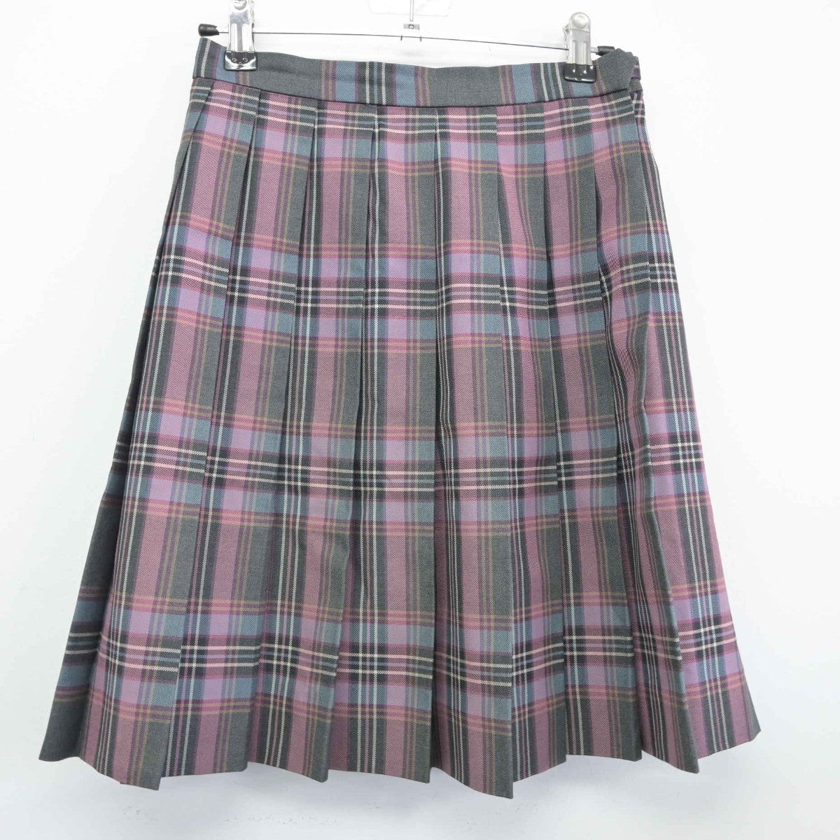 【中古】東京都 共立女子第二中学高等学校 女子制服 2点（ニット・スカート）sf033351