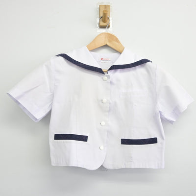 【中古】大分県 蒲江翔南中学校 女子制服 2点（セーラー服・スカート）sf033357