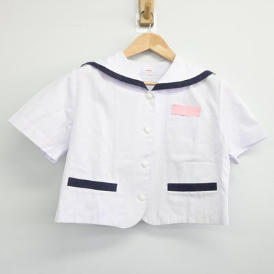 【中古】大分県 蒲江翔南中学校 女子制服 2点（セーラー服・スカート）sf033358