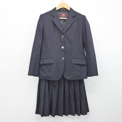 【中古】埼玉県 春日部東高等学校 女子制服 4点（ブレザー・ベスト・スカート）sf033368