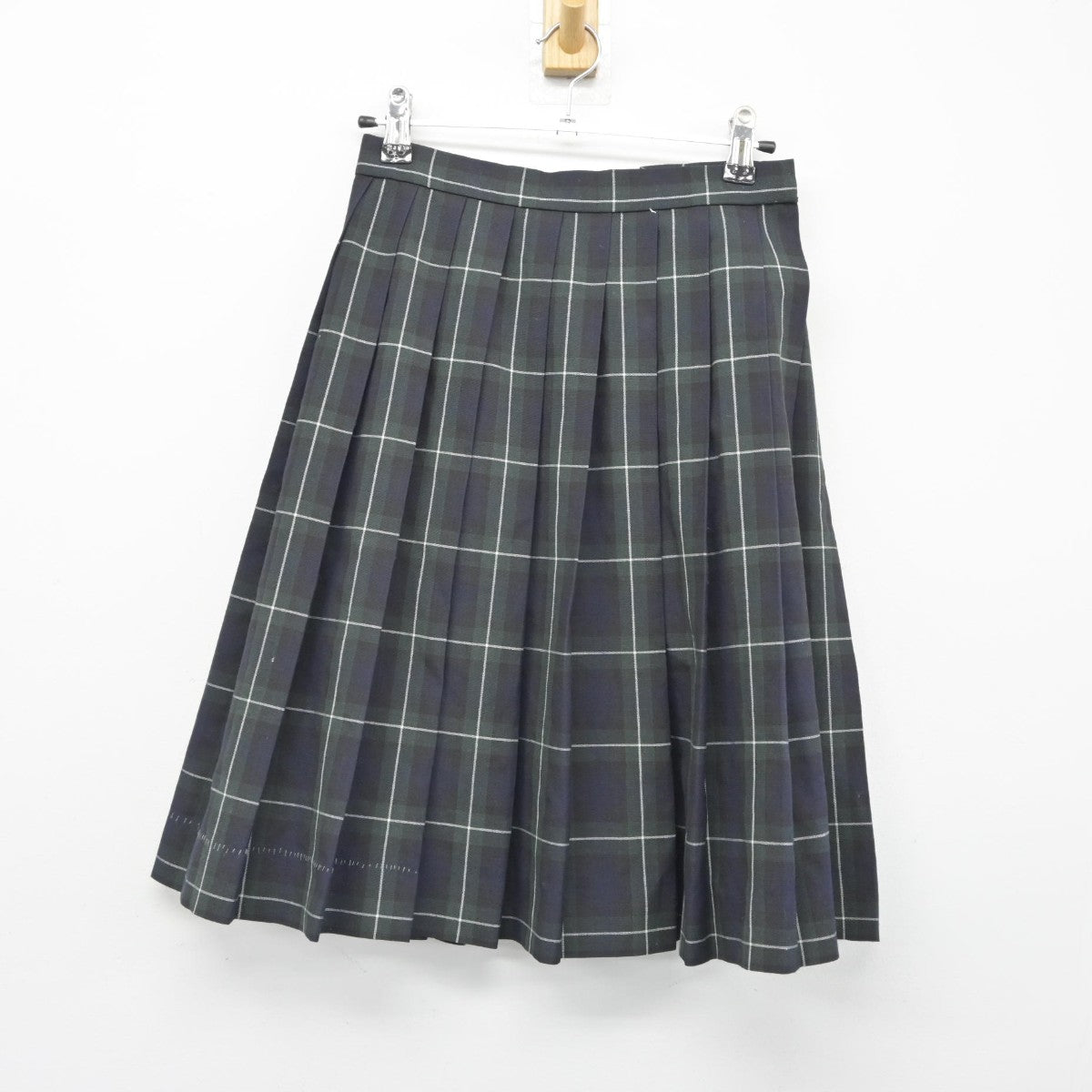 【中古】大阪府 清明学院高等学校 女子制服 5点（ニットベスト・シャツ・スカート）sf033377