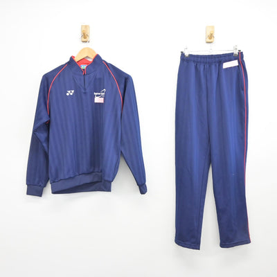 【中古】大阪府 清明学院高等学校 女子制服 2点（ジャージ 上・ジャージ 下）sf033379