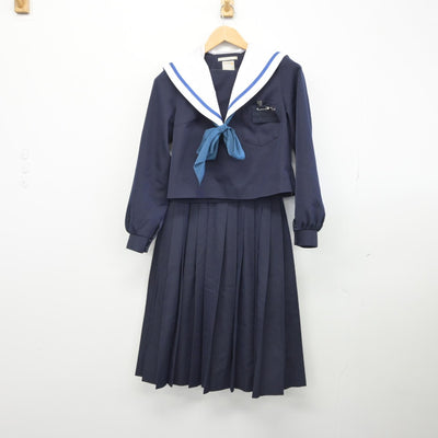 【中古】愛知県 刈谷南中学校 女子制服 4点（セーラー服・スカート）sf033383