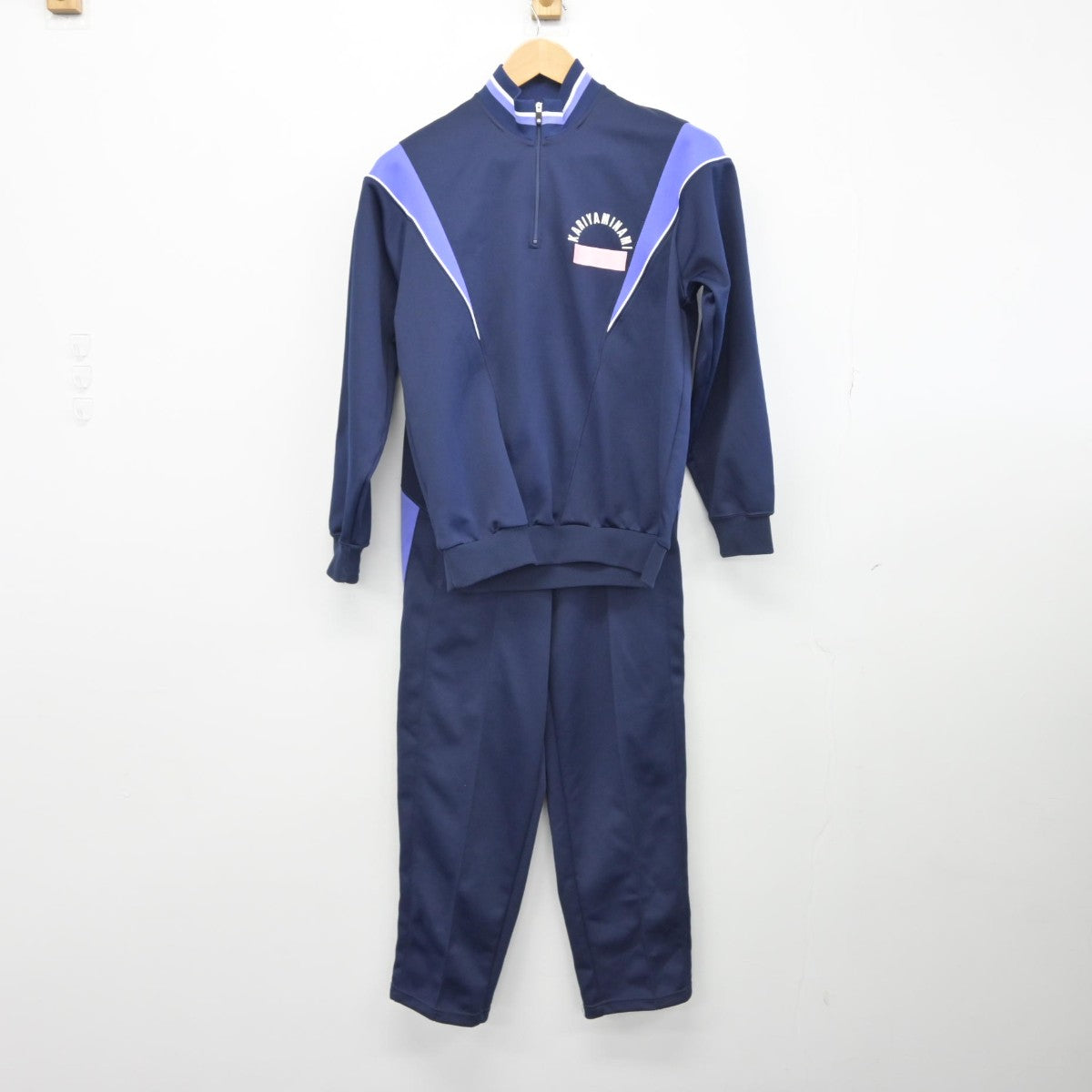 【中古】愛知県 刈谷南中学校 女子制服 2点（ジャージ 上・ジャージ 下）sf033387