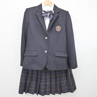 【中古】大阪府 羽衣学園高等学校 女子制服 4点（ブレザー・シャツ・スカート）sf033408