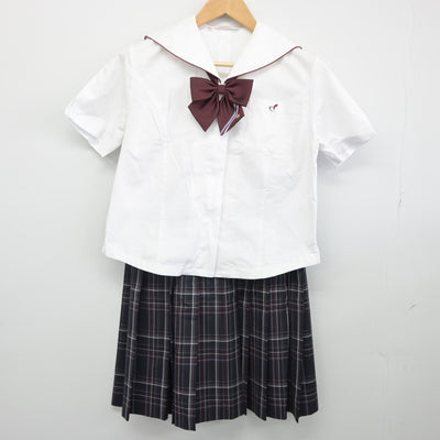 【中古】兵庫県 三田松聖高等学校 女子制服 4点（シャツ・スカート）sf033417