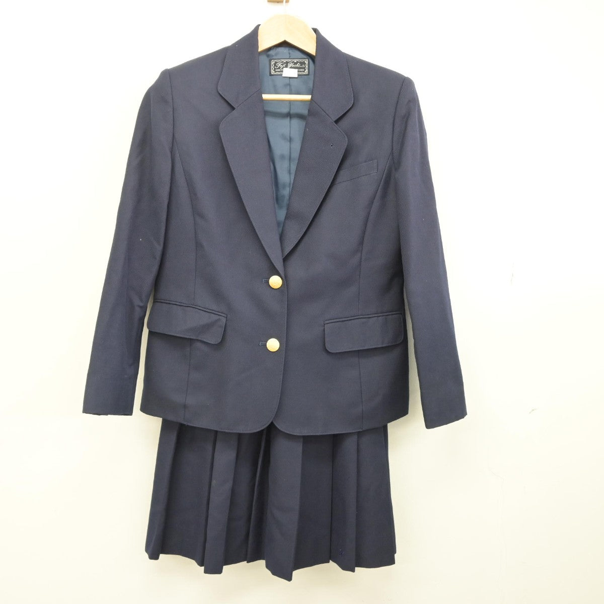 【中古】埼玉県 越ケ谷高等学校 女子制服 2点（ブレザー・スカート）sf033429