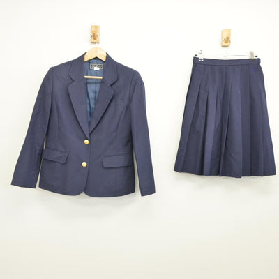 【中古】埼玉県 越ケ谷高等学校 女子制服 2点（ブレザー・スカート）sf033429