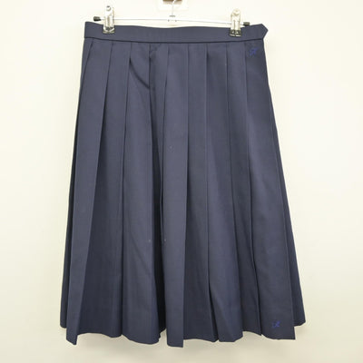 【中古】埼玉県 越ケ谷高等学校 女子制服 2点（ベスト・スカート）sf033431