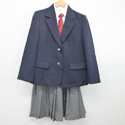 【中古】東京都 足立区立第五中学校 女子制服 4点（ブレザー・シャツ・スカート）sf033433