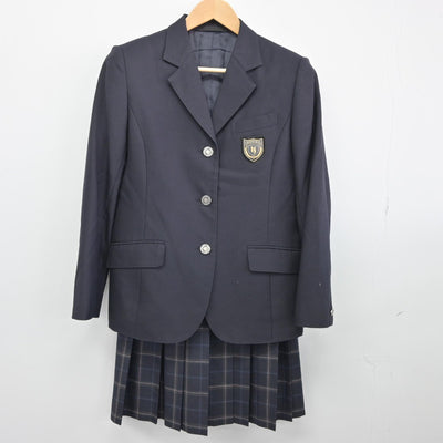 【中古】神奈川県 横浜清風高等学校 女子制服 2点（ブレザー・スカート）sf033438