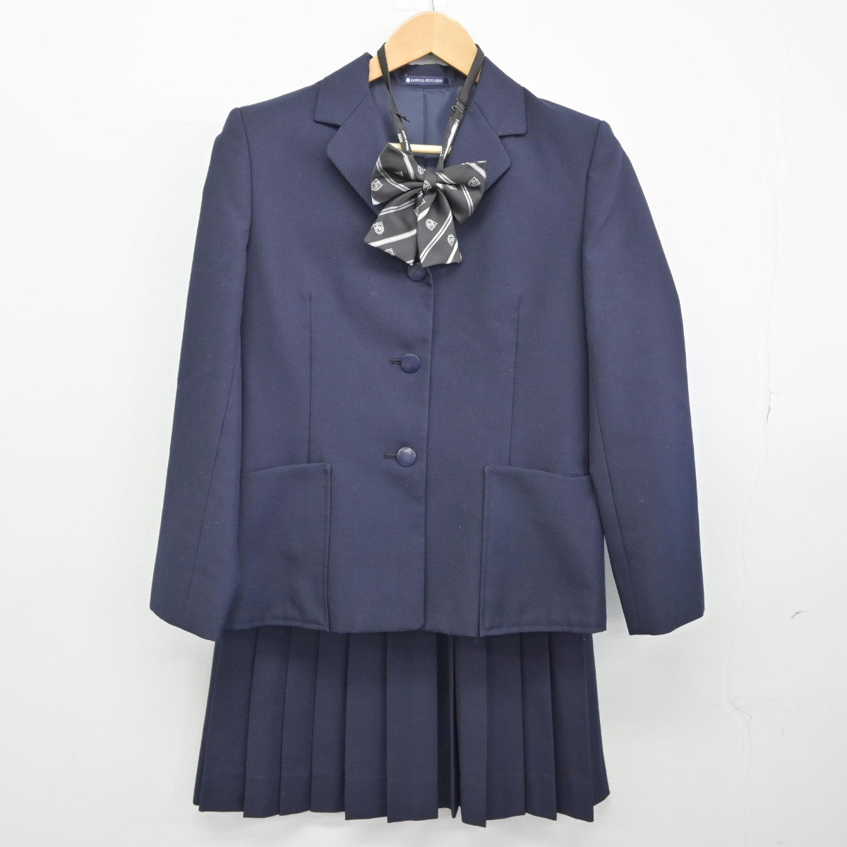 【中古】神奈川県 鎌倉市立玉縄中学校 女子制服 3点（ブレザー・スカート）sf033440