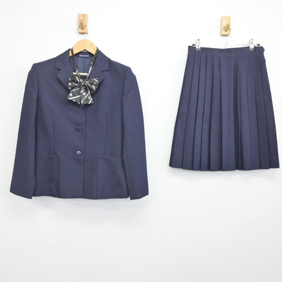 【中古】神奈川県 鎌倉市立玉縄中学校 女子制服 3点（ブレザー・スカート）sf033440