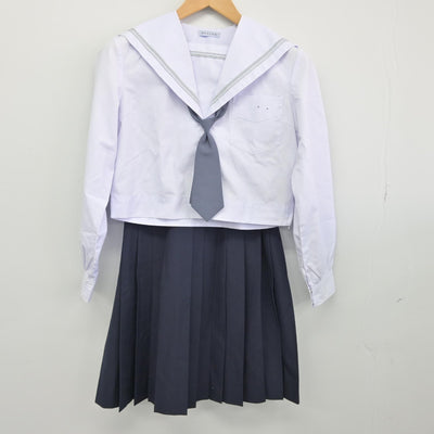 【中古】大阪府 四天王寺中学校 女子制服 3点（セーラー服・スカート）sf033443