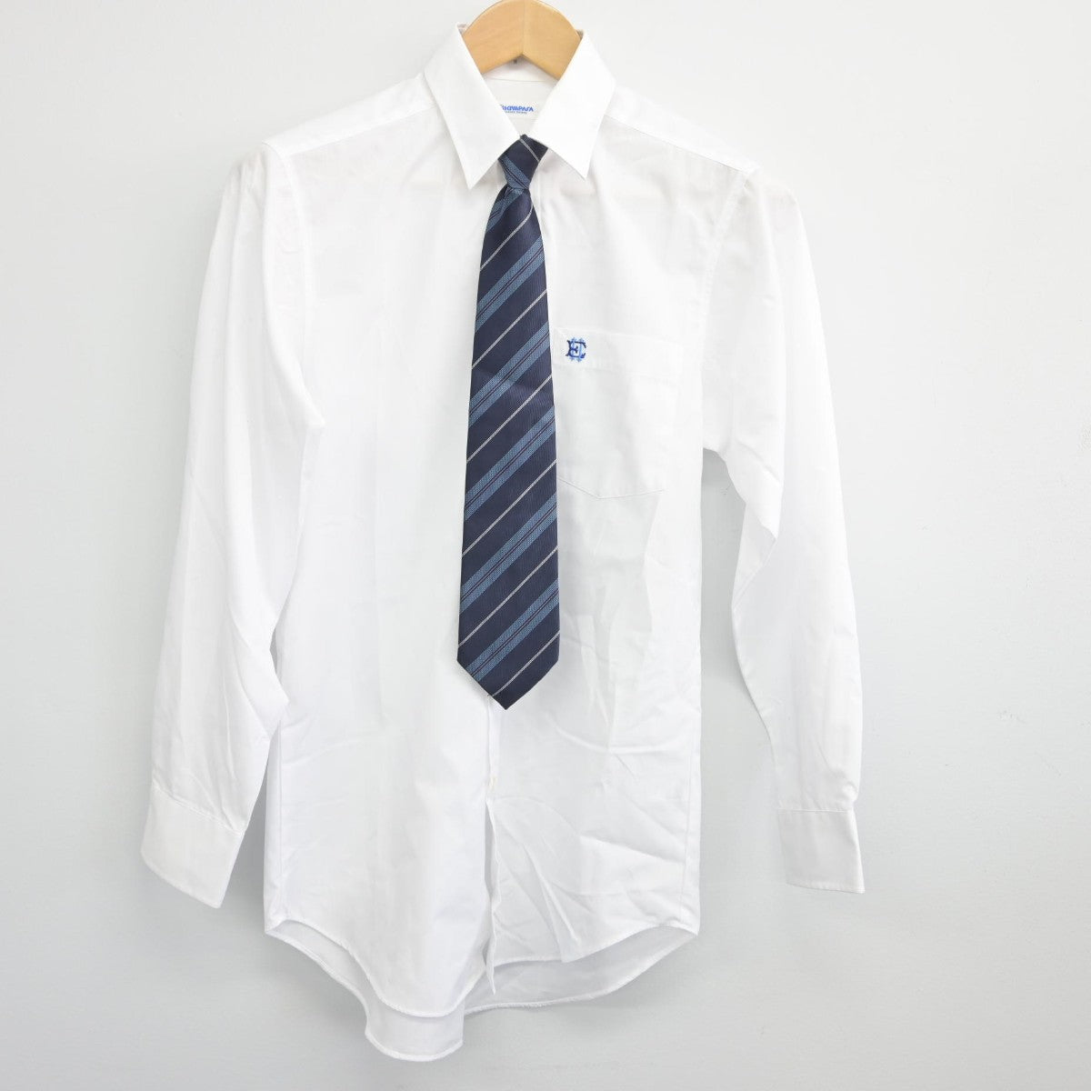 【中古】静岡県 磐田東高等学校 男子制服 7点（ブレザー・シャツ・ズボン・ニット）sf033447