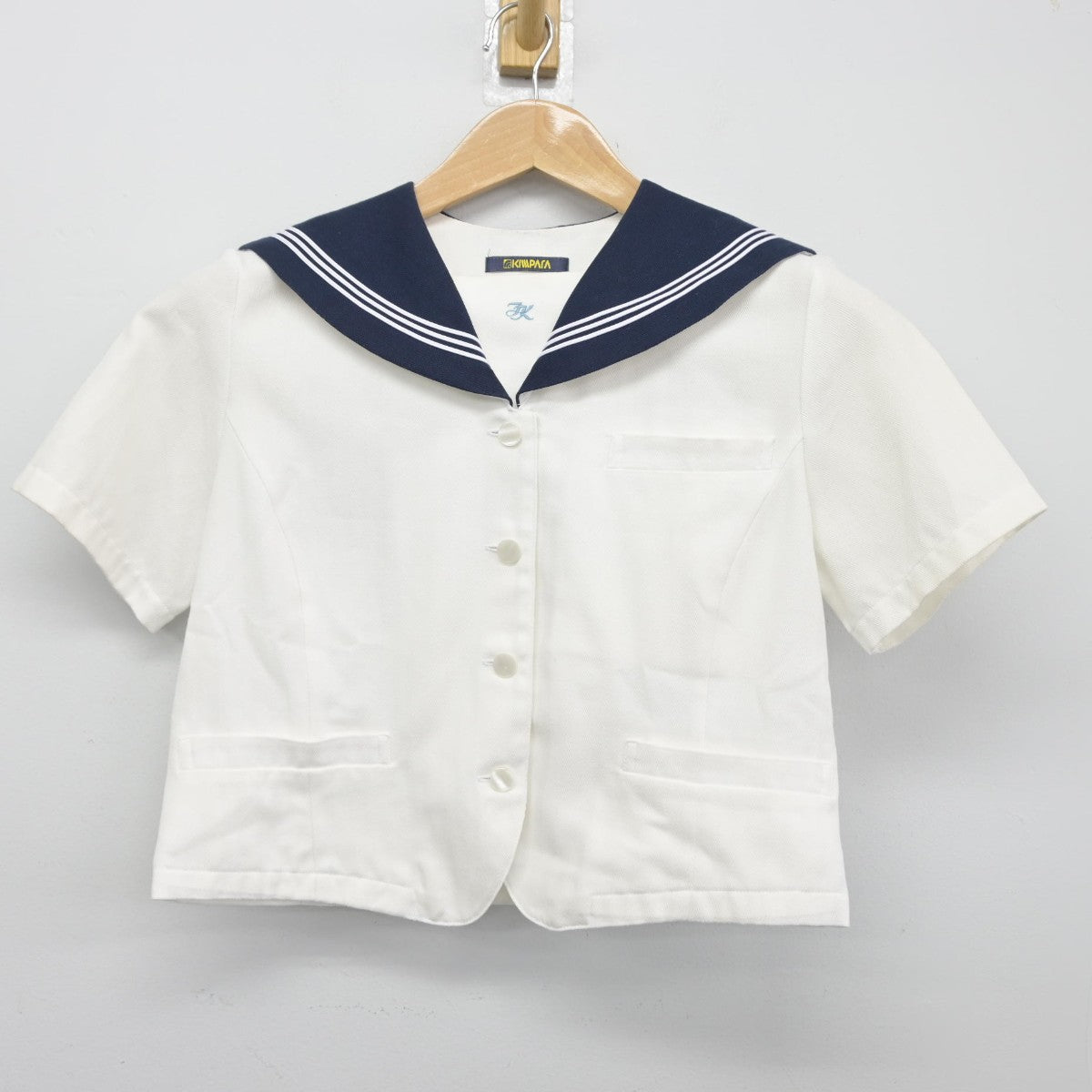 【中古】静岡県 磐田北高等学校 女子制服 2点（セーラー服）sf033450