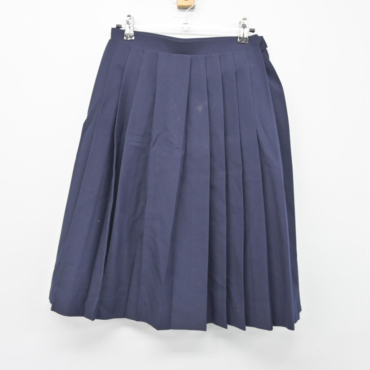 【中古】栃木県 茂木中学校 女子制服 3点（セーラー服・スカート）sf033456