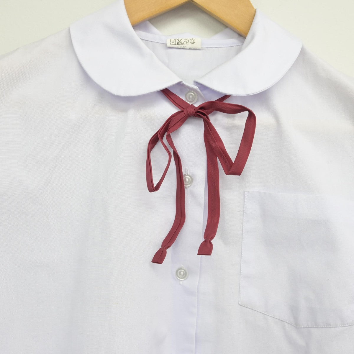 【中古】栃木県 茂木中学校 女子制服 3点（シャツ・スカート）sf033458