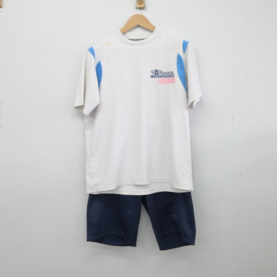 【中古】徳島県 羽ノ浦中学校 女子制服 2点（体操服 上・体操服 下）sf033466