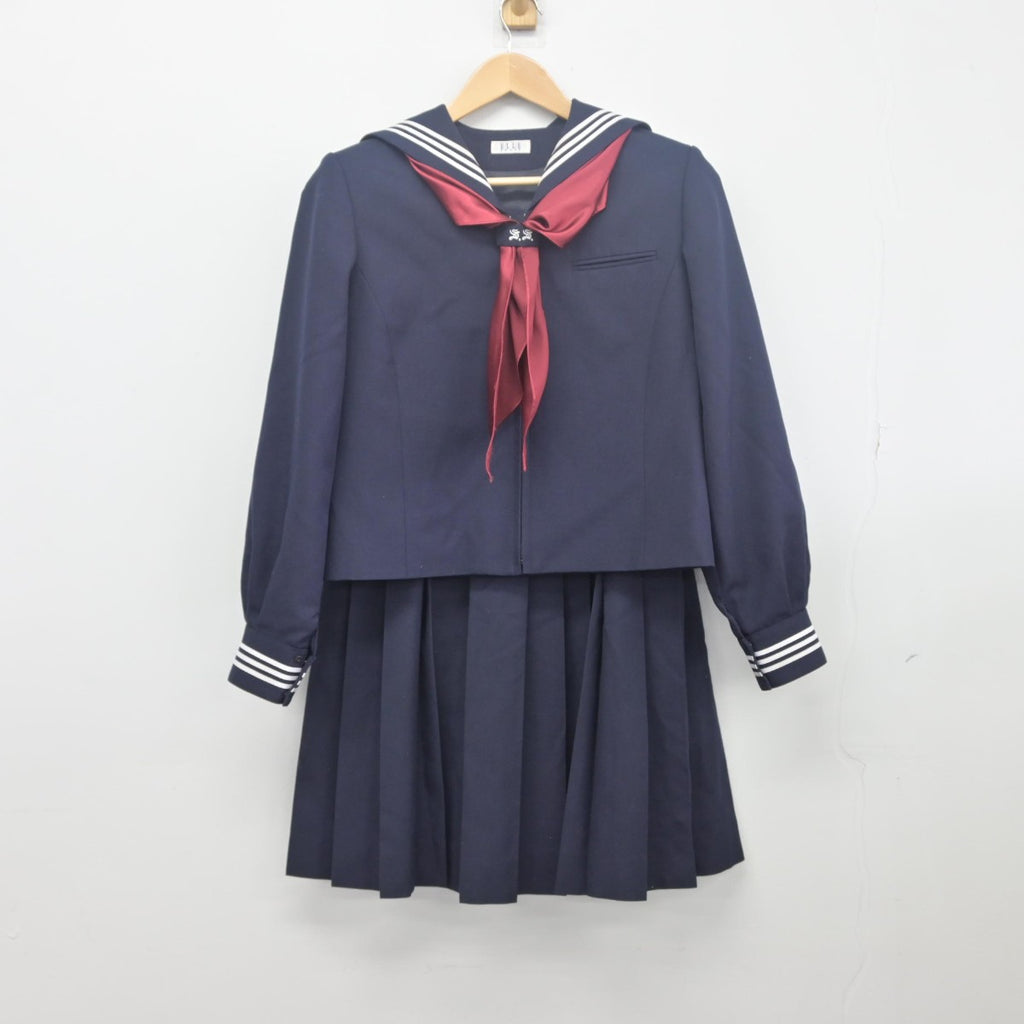 【中古】東京都 昭和女子大学附属昭和中学校 女子制服 3点（セーラー服・スカート）sf033469 | 中古制服通販パレイド