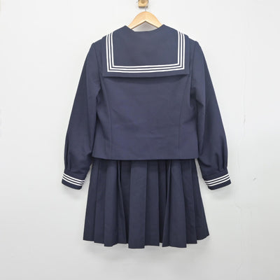 【中古】東京都 昭和女子大学附属昭和中学校 女子制服 3点（セーラー服・スカート）sf033469