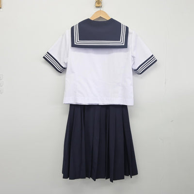 【中古】東京都 昭和女子大学附属昭和中学校 女子制服 3点（セーラー服・スカート）sf033471