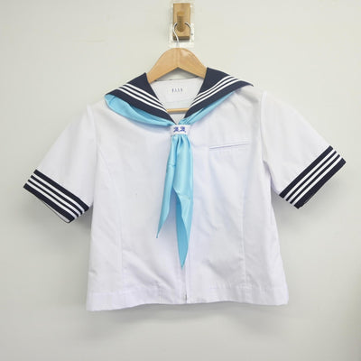 【中古】東京都 昭和女子大学附属昭和中学校 女子制服 3点（セーラー服・スカート）sf033471