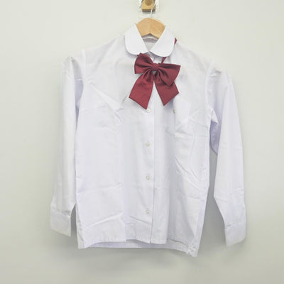 【中古】大阪府 岸和田市立土生中学校 女子制服 4点（ブレザー・シャツ・スカート）sf033472