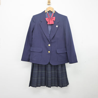 【中古】埼玉県 越谷市立栄進中学校 女子制服 4点（ブレザー・スカート）sf033478