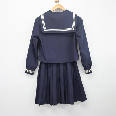 【中古】兵庫県 姫路市立安室中学校 女子制服 3点（セーラー服・スカート）sf033482