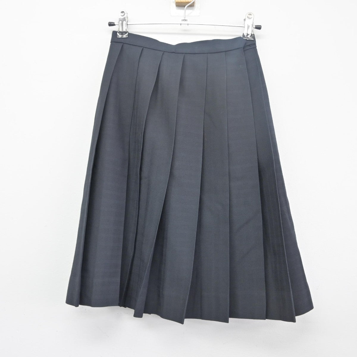 【中古】茨城県 常総学院中学高等学校 女子制服 2点（ニット・スカート）sf033501