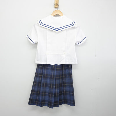 【中古】茨城県 常総学院中学高等学校 女子制服 2点（セーラー服・スカート）sf033503