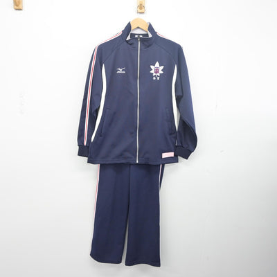 【中古】東京都 国士舘大学 女子制服 2点（ジャージ 上・ジャージ 下）sf033514