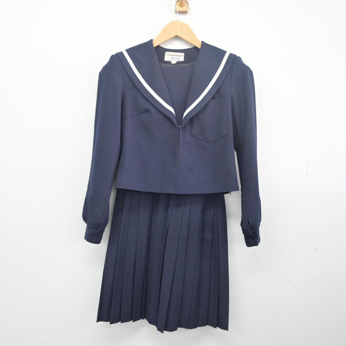 【中古】愛知県 立刈谷北高等学校 女子制服 2点（セーラー服・スカート）sf033515