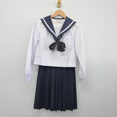 【中古】愛知県 立刈谷北高等学校 女子制服 4点（セーラー服・スカート）sf033516